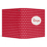 Retro Dot Recipe Binder