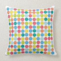 Retro Dots Pillow pillows