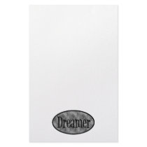 Retro Dreamer Star Logo - B&W Stationery Paper