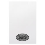Retro Dreamer Star Logo - B&amp;W Stationery Paper