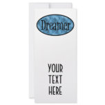 Retro Dreamer Star Logo - Blue Custom Rack Card