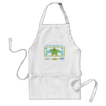 Retro Drive-Thru Diner (green) Apron