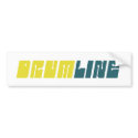 Retro Drumline bumper stickers