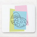 Retro Easter Eggs mousepads