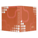 Retro Electro Grunge Custom Name Album Binder