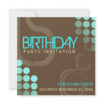 Retro Electro Party Birthday Invitation