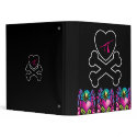 Retro Emo Hearts binders