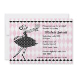 Retro Engaged II Bridal Shower Invitation