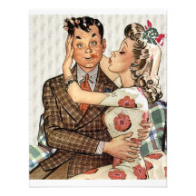 Retro Engagement Dinner Personalized Invites