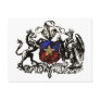 Retro Escudo do Chile Grunge Chilean gifts Postcard