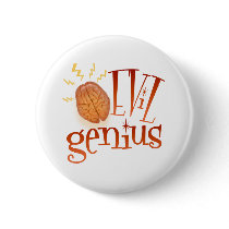 Retro Evil Genius Pinback Buttons