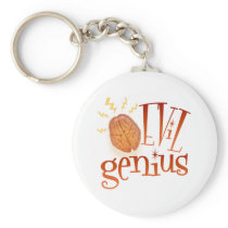 Retro Evil Genius Keychain