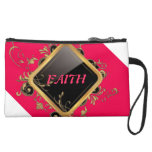 Retro Faith Clutch Wristlet Clutch