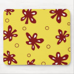 Retro fall leaves mousepads