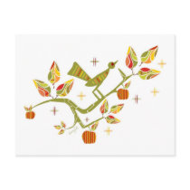 Retro Fall Post Cards