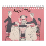 Retro Family Calendar with captions