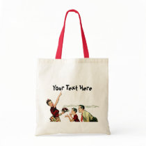 Retro Family Meal Time bags