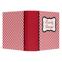 Retro Family Recipe Binder