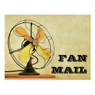 Retro Fan Mail Post Card