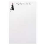 Retro Fashionista Important Chit-Chat Stationery