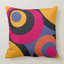 Retro Fifties Abstract Art - Pillow