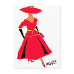 Retro fifties lady patjila post cards
