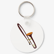 Retro Fifties Trombone keychains
