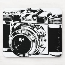 Retro Film Camera DesignMouse Mat