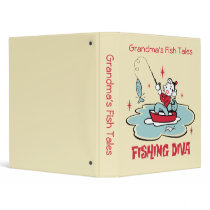 Retro Fishing Diva Binder
