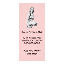 Retro Fitness Rack Card