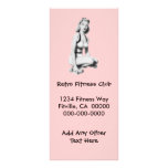 Retro Fitness Rack Card