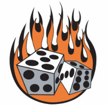 retro flaming dice design photo sculptures by doonidesigns retro flaming dice design photo sculptures