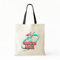 RETRO Flamingo Beach Tote Shopping Travel bag