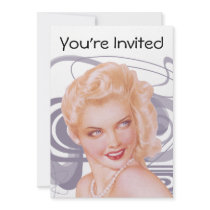 Retro Flirt invitations