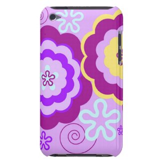 retro floral case iPod touch cases