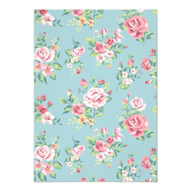 Retro Floral Feminine Women's Retirement Party Card