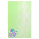 Retro Floral Grunge Stationery