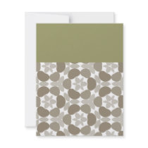 retro floral pattern invitations