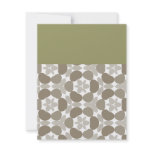 retro floral pattern invitations