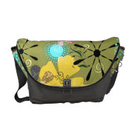 Retro Floral Rickshaw Messenger Bag rickshawmessengerbag