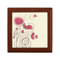 Retro Floral Tile Gift Box