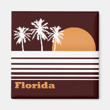 Retro Florida Magnet