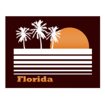 Retro Florida Postcard