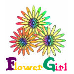 RETRO FLOWER GIRL CUTE TEES