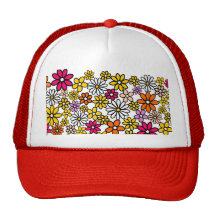 Retro Flower pattern Hat