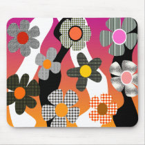 Retro flower pattern mouse pad mousepads by work2beauty Retro flower pattern mouse pad mousepads