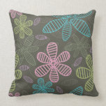 Retro Flowers - 2 Pillows