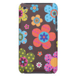 Retro Flowers Barely There iPod Cases