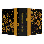 Retro Flowers Dots 2 inch Designer Binders