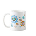 RETRO FLOWERS mugs by bd5178 RETRO FLOWERS mugs